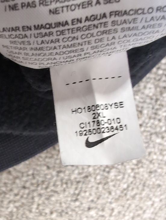 Nike NSW Club Fleece South Beach Pullover Hoodie Size XXL in Black - Picture 8 of 12